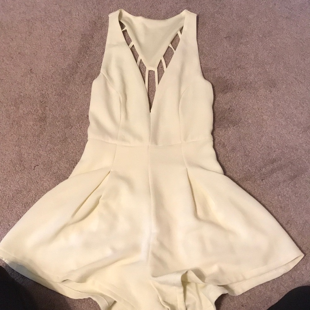 Yellow romper